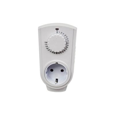 China Industrial Rotary Knob With 120 Minutes Time Set Programmable Timer Energy Saving Socket for sale