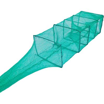 China Multifilament Folding Square Trap Crawfish Trap Trap Shrimp Cage Fishing Net for sale