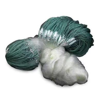 China Double Monofilament Polyester Fishing Net Monofilament Knot Fishing Gillnet for sale