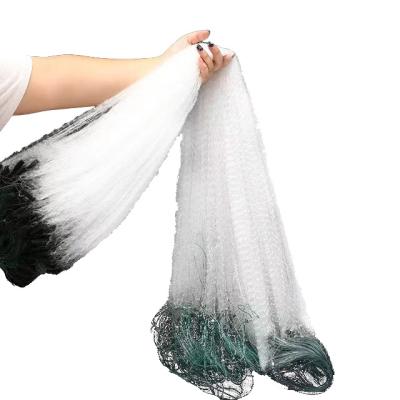 China Gill Nets Fishing Nets Knotted Fishing Net Optional Wholesale Double Size Monofilament Fishing Net for sale