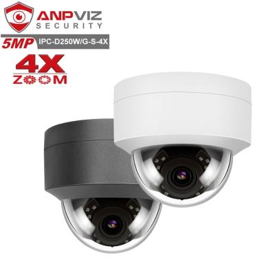 China NIGHT VISION Anpviz 5MP CCTV IP Camera Motorized 4X Zoom Security Camera IP66 Support Digital WDR 30m IR Distance H.265 CCTV Camera for sale