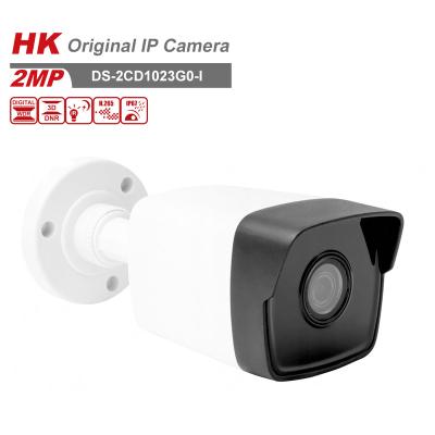 China Human Motion Tracking Original HK 2MP DS-2CD1023G0-I IP Security Day And Night IR 2.8mm POE Camera Cut Filter CCTV Built In SD Card Slot IR Distance for sale