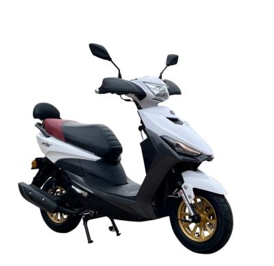 China Customized good quality 50 cc engine gas powered moped cost effective scooter street racing motorcycle FS50QT-FS for sale