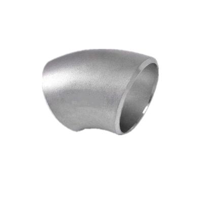 China Low Density High Strength ASTM B363 3inch 76mm 90 Degree Gr2 Titanium Elbow Bends For Exhaust Parts for sale