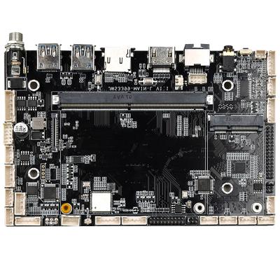 China Mali-t860 Gpu 4+32gb RK3399 Android Lvds Mini Itx Industrial Motherboard For Server/Workstation Interactive Advertising Machine for sale