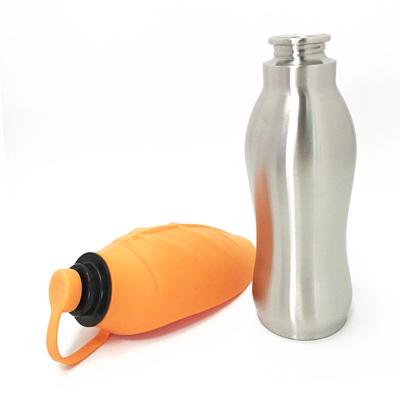 China Viable Hot Sale Mixed Color Wholesale Pet Supplies Outdoor Travel Portable Folded Dog Water Bottle for sale