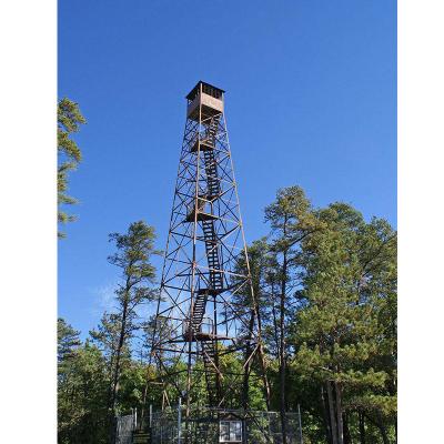 China Building 100ft 30m 35m 40m Steel Fire Station Training Angle Lattice Lookout Tower Observation Tower for sale