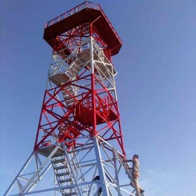 China Online Wholesale Angle Structure Watch Construction Lattice Steel Watchtower Observation Tower for sale