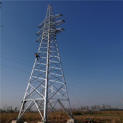 China Good Quality Construction Electric Power Towers Steel Pipes Steel Pole Tower Transmission Line for sale