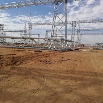 China Galvanized 4 Legged Steel Electric Pylon Power Transmission Construction Steel Tower for sale