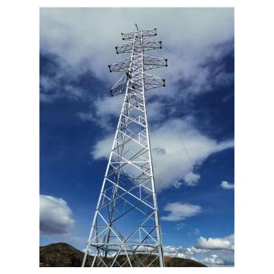 China Transmission Network Construction Corner Telecom Building Steel Tower for sale