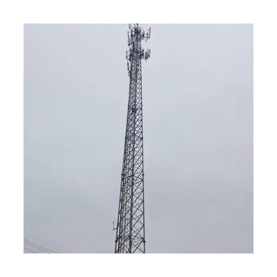 China Building 30-110m Support Galvanized Mobile Communication Steel Lattice Tower And Mast for sale