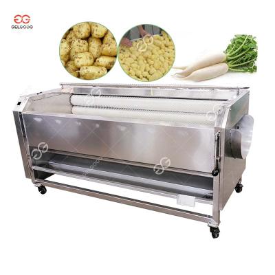 China High Efficiency Electric Automatic Radish Potato Peeler Making Machine Price Machine Peeling Potato In Morocco for sale