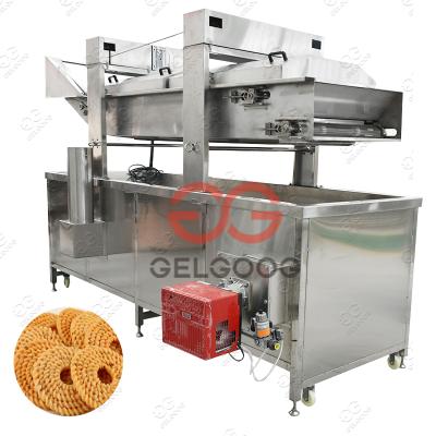 China Plantain Deep Frying Continuous Chips Groundnut Frying Machine Peanut Equipment Hot Sale Electric Chicken Fish Chicken for sale