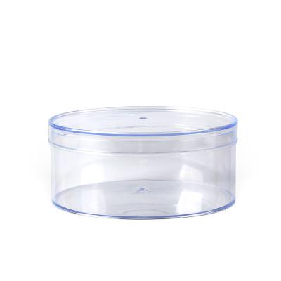 China Aseptic Packaging Candy Boxes Gifts With Cake Container For Small Business Fructose Transparent Stereo Round Box for sale