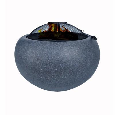 China Stocked Outdoor Fiber Fire Stone Mine Fire Pit For Wholesale Fire Pit Te koop