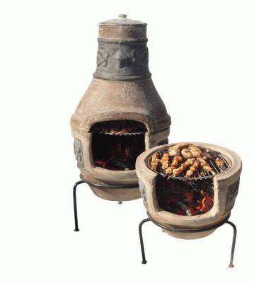 中国 Easily Assembled Classic Wood Burning Chimney Pots Outdoor Terracotta 販売のため