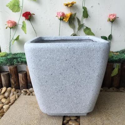 中国 fiberstone flower pot garden decoration garden high intensity pot 販売のため