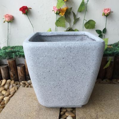 China High Intensity Fiberglass Flower Pot For Decoration Flower Pot Gardening Stock zu verkaufen