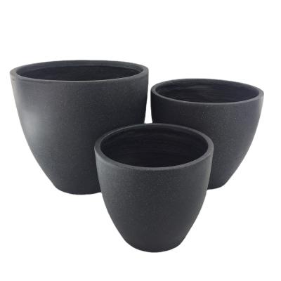 中国 Modern Rectangular Garden GRP Pots Large Fiberglass Plant Pot 販売のため