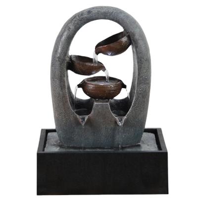 China Water Fountain Small Rustic Tabletop Water Fountain Indoor Water Fountain for sale