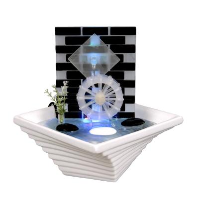 China Eco-friendly Home and Garden Decoration Glass Desktop Water Fountain Te koop