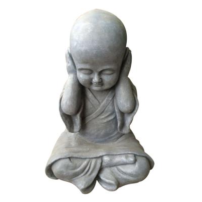 China China cute shaolin monk sculpture for buddhist decoration Te koop