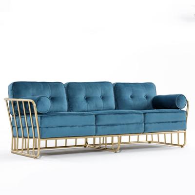 China Chesterfield SOFA High Corner Sofas Sets Living Room Furniture High Back One Seat Synthetic Leather Sofa for sale