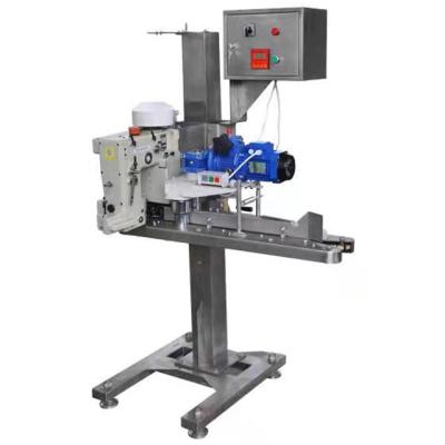 China A1+DS-9C+CP6900SS automatic food bag closing sewing machine with stainless steel pedestal and stainless steel bag infeeder for sale