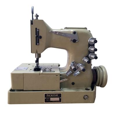 China Building Material Shops DN-2W Two Needle Four Needle Thread Feed Sewing Machine Paper/Jute/PP Bottom Bag With Automatic Lubrication for sale