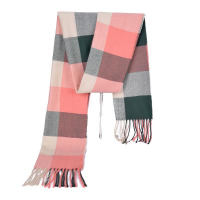 China Mens and ladies acrylic adult classic screened soft 100% acrylic scarf with comfortable and warm handfeel to ensure the winter season for sale