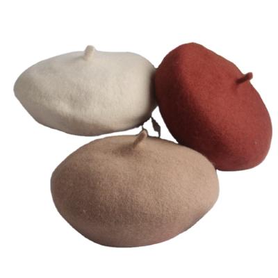 China COMMON Adult Ladies Wool Beret Hat for sale