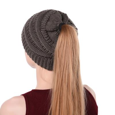 China JOINT Ladies 100% acrylic adult hair knit hat with soft and warm handfeel for winterseason for sale