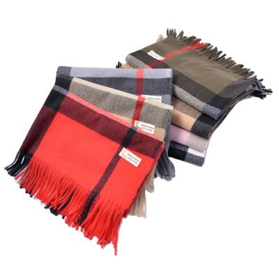 China Acrylic adult for both mens and ladies brushed with soft and warm handfeel in soft 100% acrylic scarf for winter season for sale