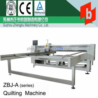 China ZBJ-A Head Moved Computerized Single Needle Quilting Machine for sale