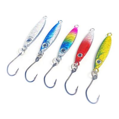 China Lead Factory High Quality 3g5g Artificial Mini Jigging Bait Fishing Lure With Jig Lead for sale