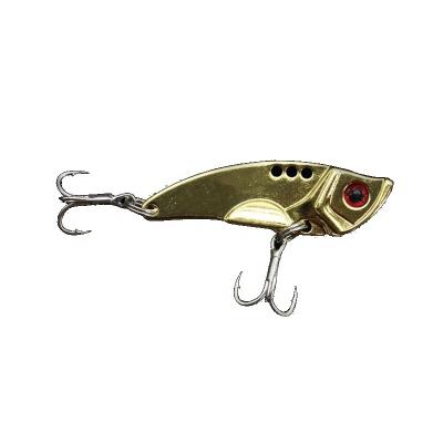 China Metal Wholesale In Stock 7g 10g 15g Hard VIB Bait Zinc Alloy Fishing Vib Metal Lure with Blood Slot Hook for sale