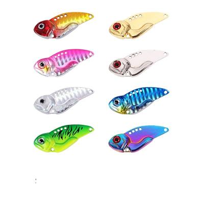 China Zinc Alloy tuerbai Sinking Vibration Vib Lure Blade Bait vibration Metal Vib Blade Metal Vib Metal lure for sale