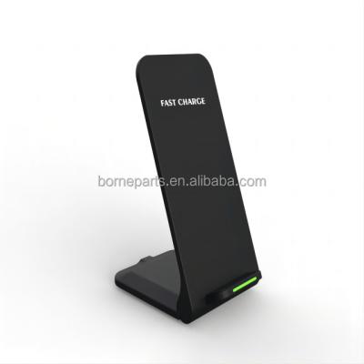 China Mobile Phone Foldable Vertical 15W Wireless Chargers Fast Charging Stand Portable  Wireless Charger For iPhone and Android Phone for sale