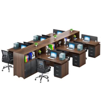 China Modern simple simple modern office furniture office partition office furniture computer office desk furniture and chair combination staff for sale