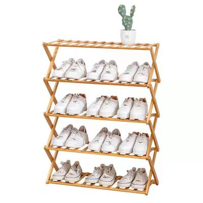 China Modern Simple Cheap Shoe Rack Folding Storage Free Installation For Living Packing Room for sale