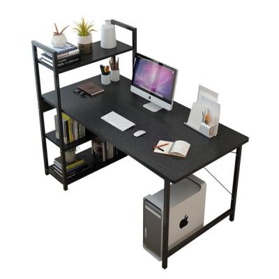 China Simple Modern Economical Extendable Simple Computer Desk Home Office Study Desk Shelf for sale