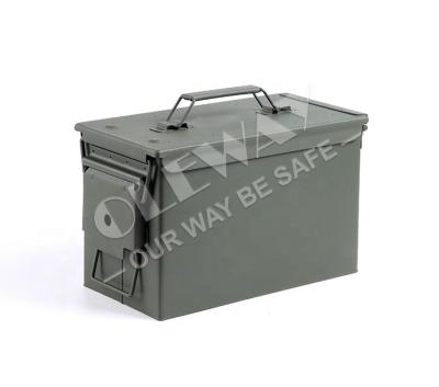 China Toolbox 50cal Steel Waterproof Metal Ammo Protective Box for sale