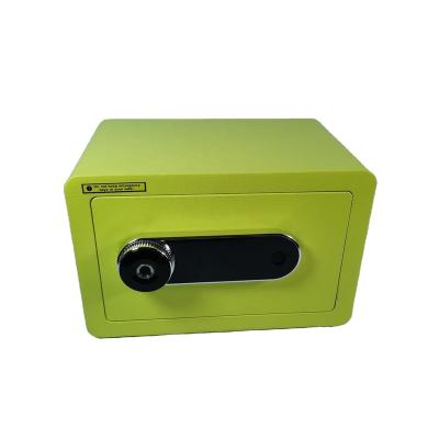 China Small Cut Size Body Touch Electronic Laser Code Safe Colorful Digital Safes Fingerprint Safe H200*W310*D200mm for sale