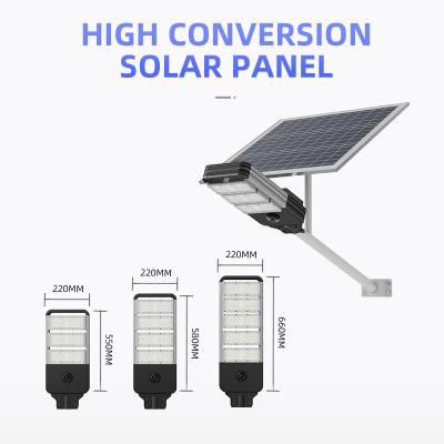 China ROAD 100 Watt 200 Watt 300w Separate Solar Panel Led Street Light for sale