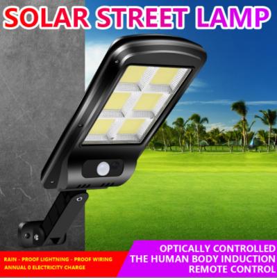 China Outdoor Solar Garden Lights Cob Led Motion Sensor Security Lights Street Light with Remote Control for Front Door, Yard, Garage, Garden for sale