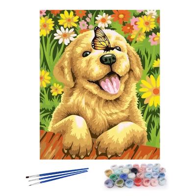 China Shopify CLASSIC drop shipping hot sale photo custom DIY paint by numbers personalized oil painting for gifts and home decorations for sale