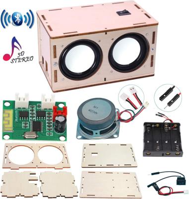 China DIY Speaker Box Kit Electronic Sound Amplifier Science Soft and STEM Learning Experience for Kids, Teens and Adults for sale