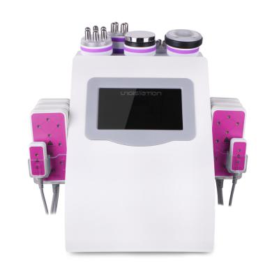 China Weight Loss Professional Portable 6 in 1 Ultrasonic Cavitation 40k Radio Machines for Beauty Spa for sale