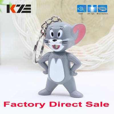 China Cute Healthy Light Promotions Tom Jerry Mouse Mini Keychains for sale